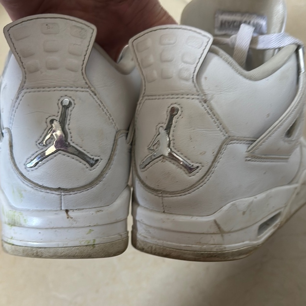 Jordan Sneakers in White and Cream - Picture 3 of 5
